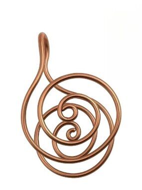 Handmade Spiral Chakra Balancing Palm Ring Cover Reiki Meditation 1 Pc